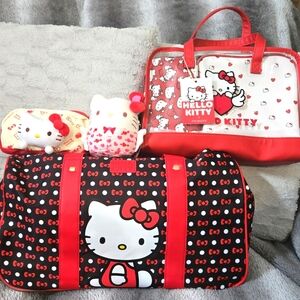 Hello Kitty Red and White Travel Bag Collection